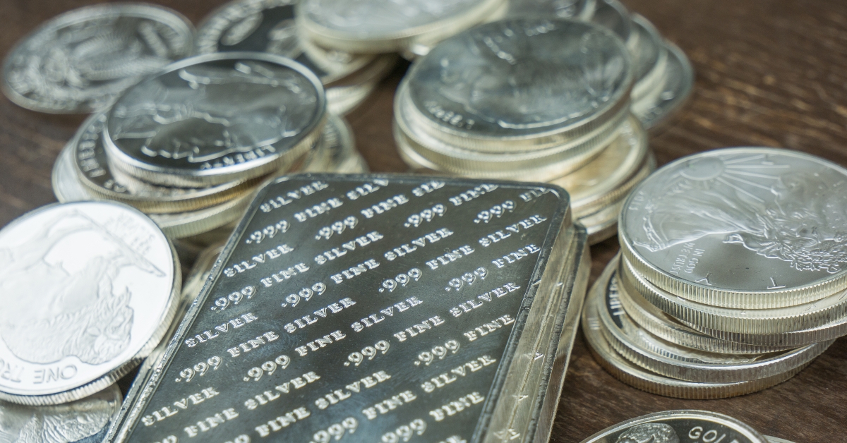 silver bullion and coins