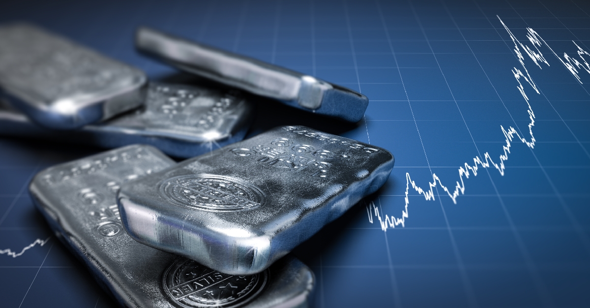 silver bullion bars and price chart