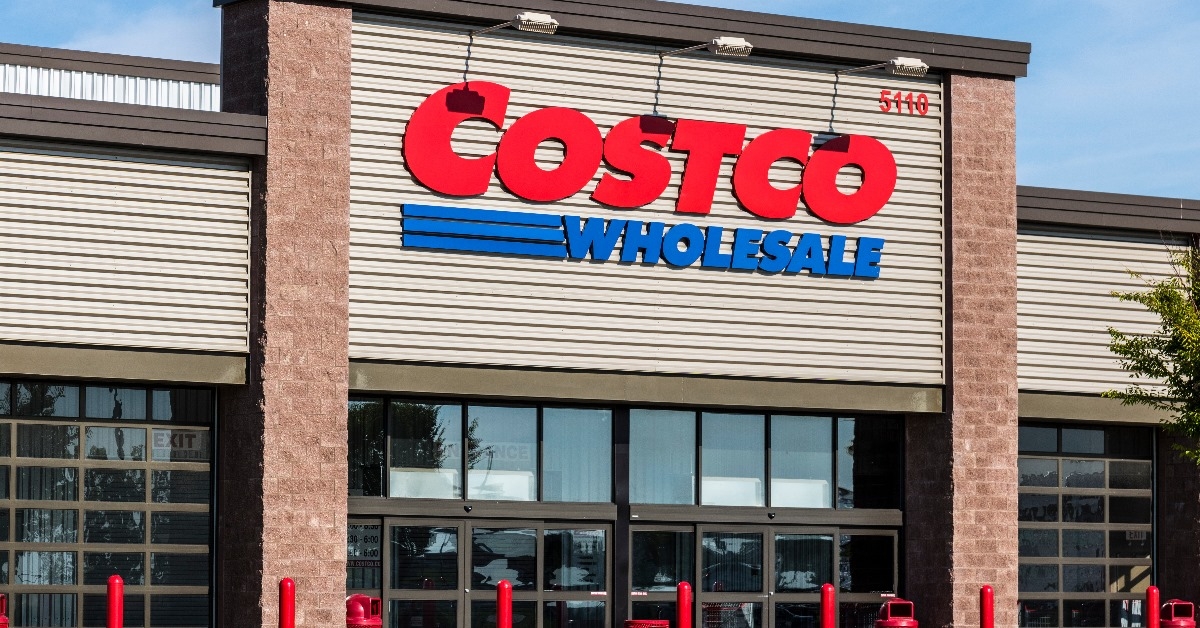 outer facade of costco wholesale store.