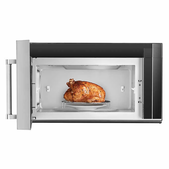 A KitchenAid microwave 