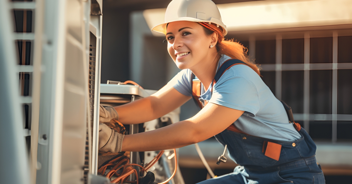 female mechanic engineer 