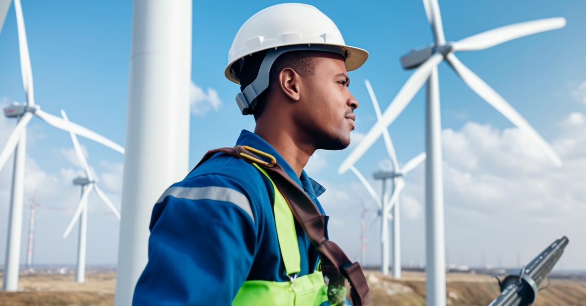 Wind turbine worker
