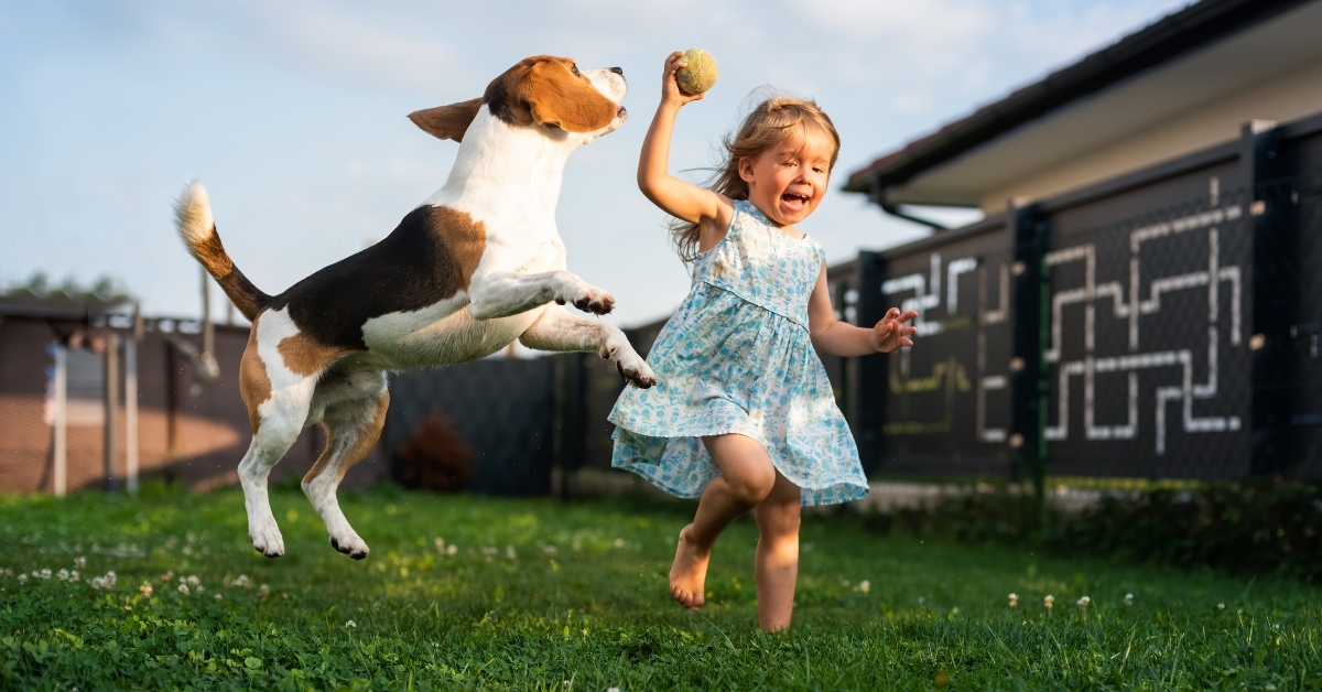 adorable baby girl runs 