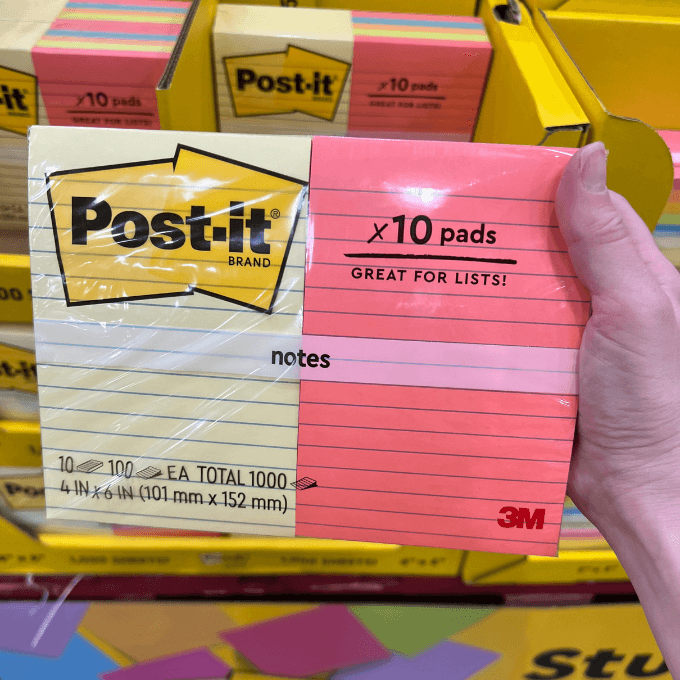 costco post it notes