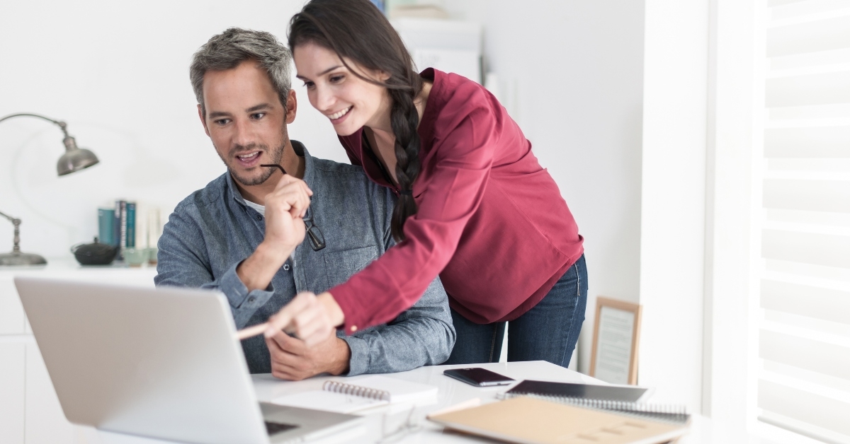 couple planning their next trip