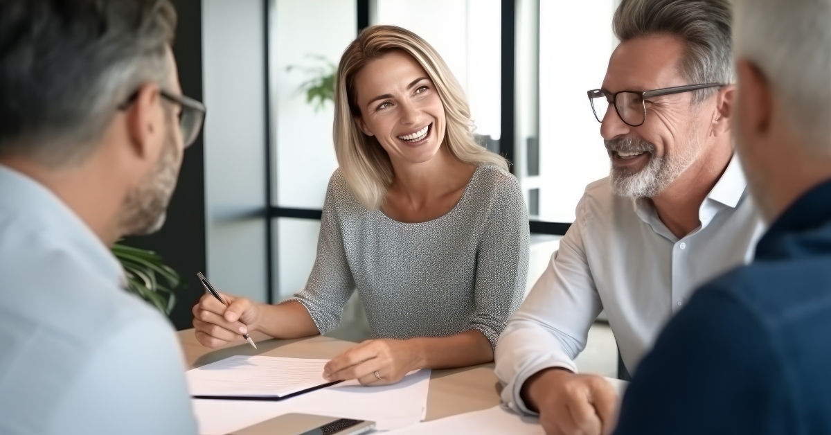 discussing investment options