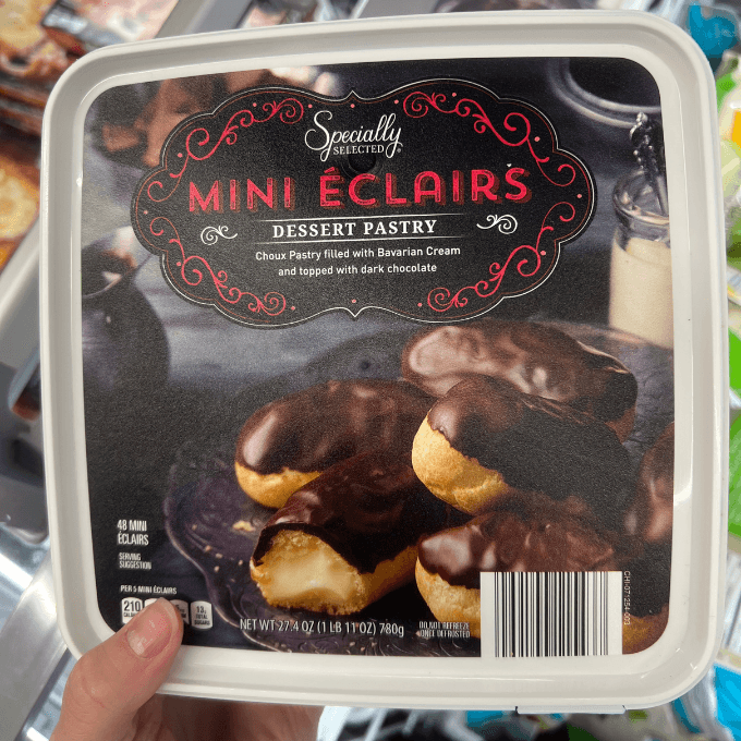 aldi-specially selected mini éclairs
