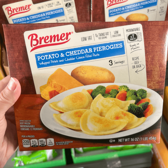 bremer potato & cheddar pierogies