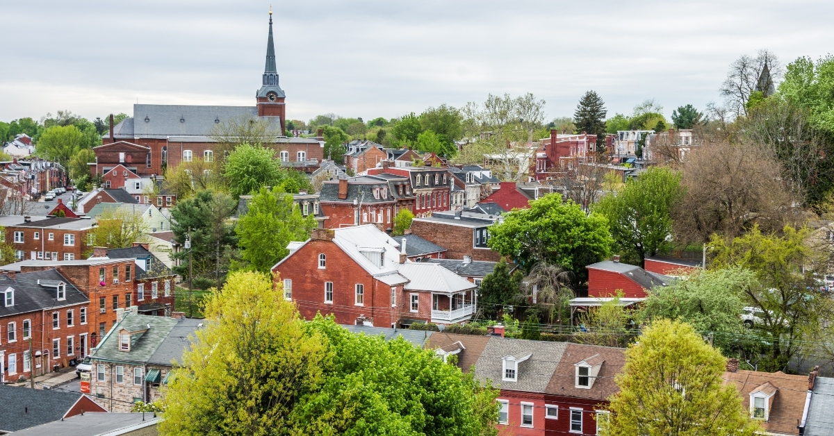 historic downtown Lancaster, Pennsylvania