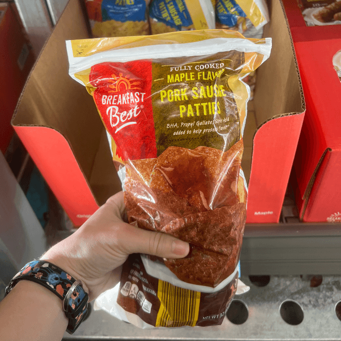 maple flavored pork sausage patties