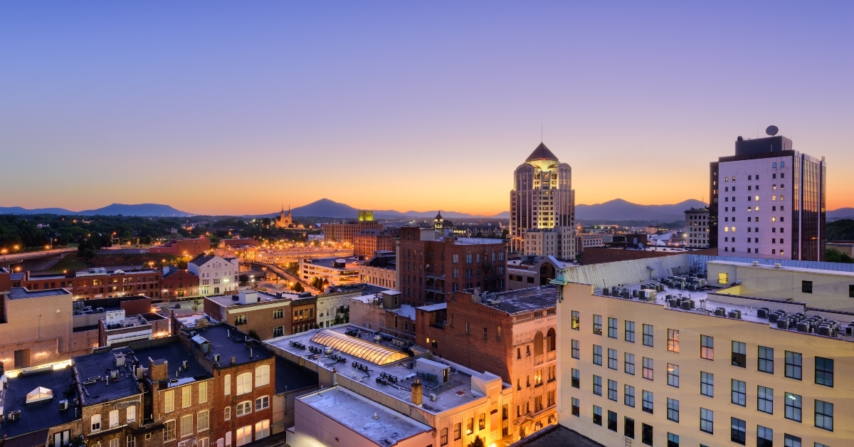 roanoke virginia skyline