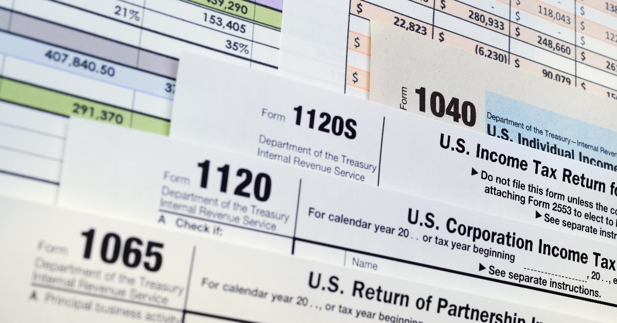 U.S. tax return forms