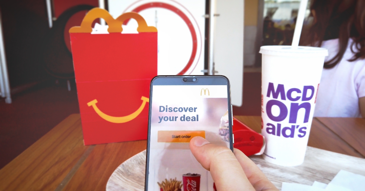 Ordering Mc Donalds food online