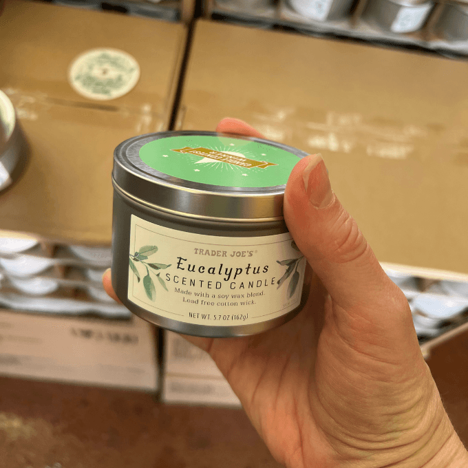 eucalyptus scented candle