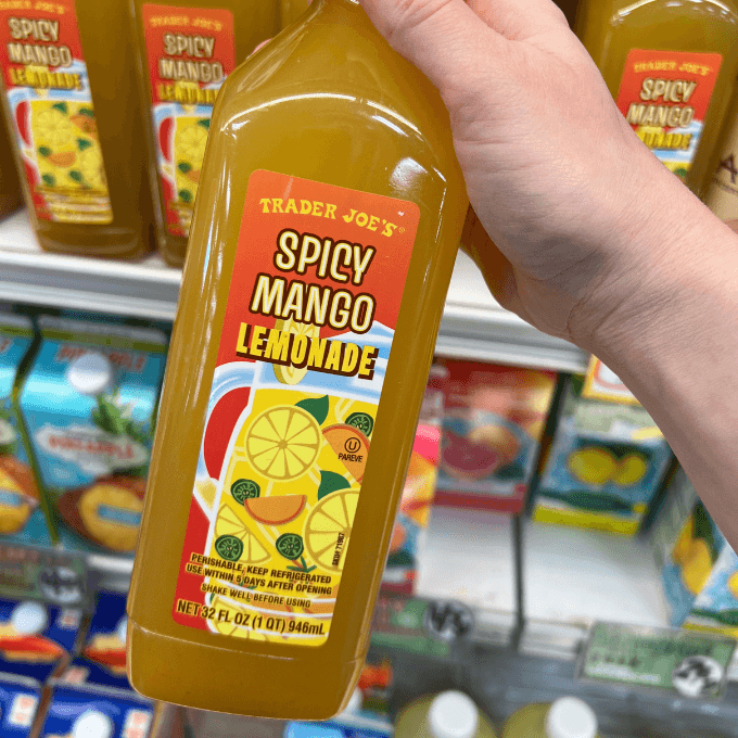 trader joe's-spicy mango lemonade