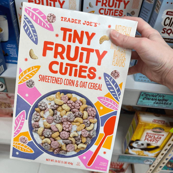 trader joe's-tiny fruity cuties cereal