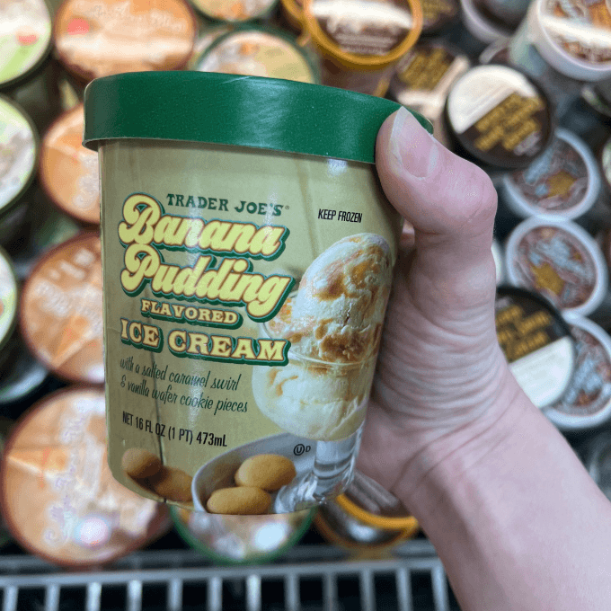 banana pudding flavored ice cream