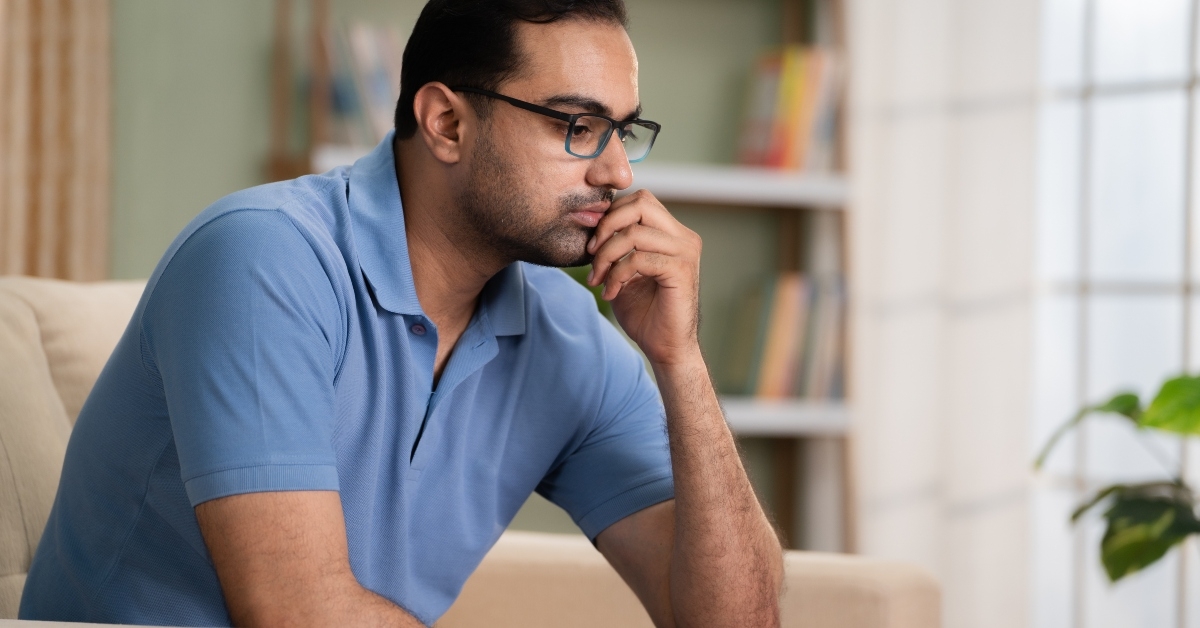 Man thinking about going out