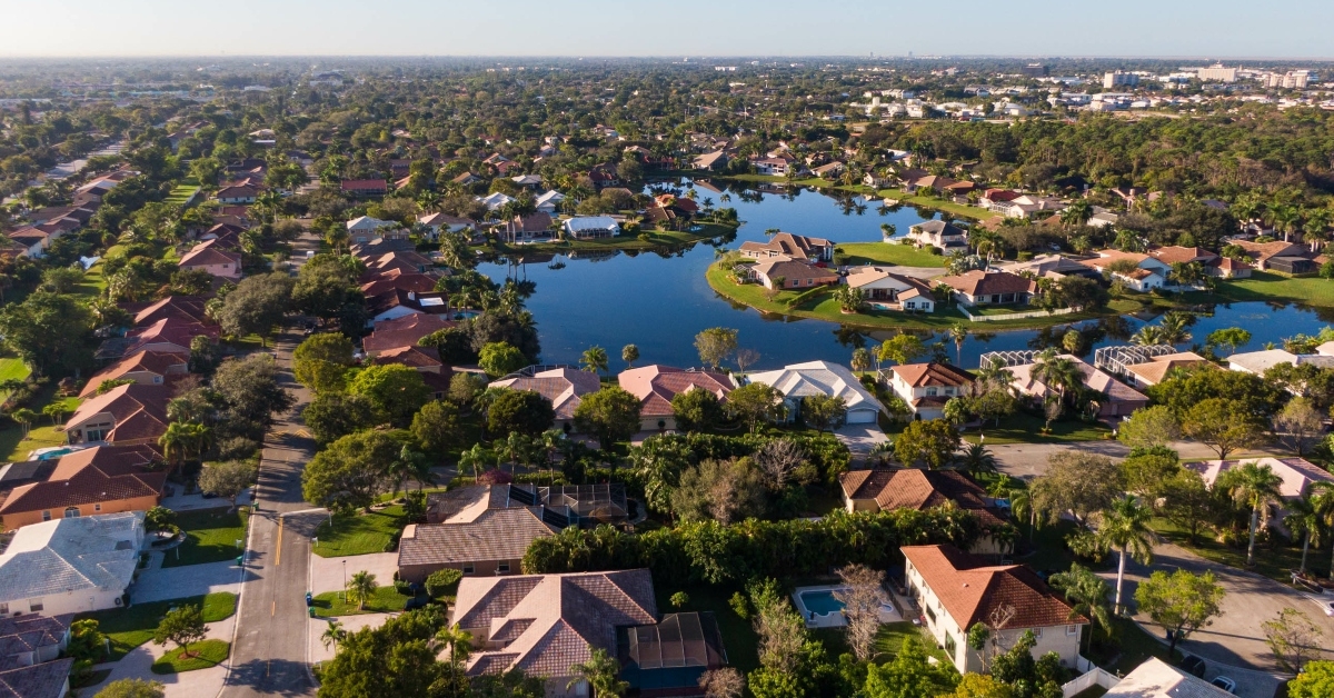 aerial photography coral springs florida