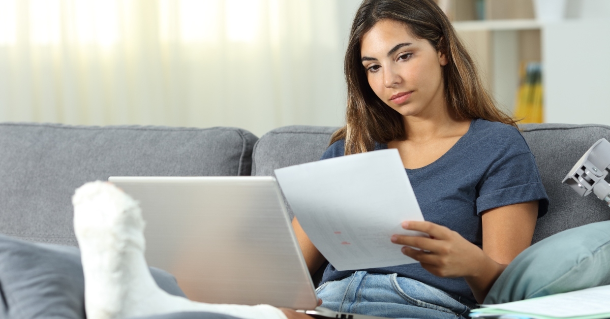 Disabled self employed working at home