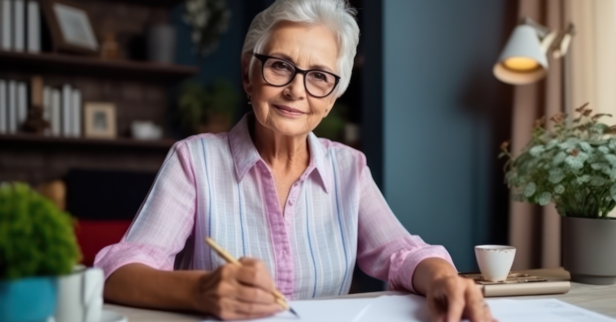 pensioner saving pension for utility bills