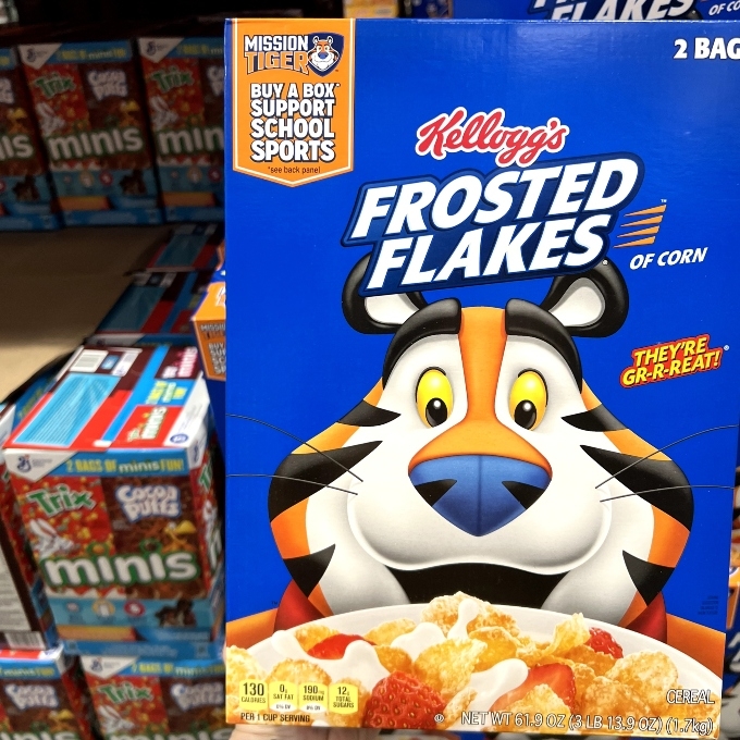 kelloggs frosted flakes cereal