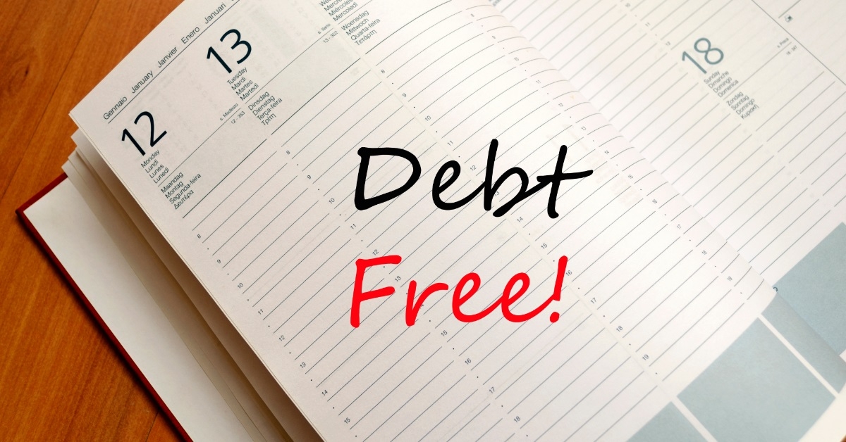 diary with debt free logging