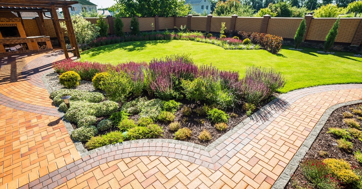 beautiful landscaping with beautiful plants