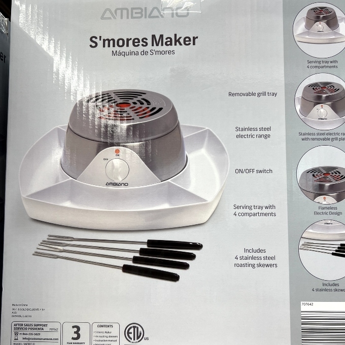ambiano electric s’mores maker
