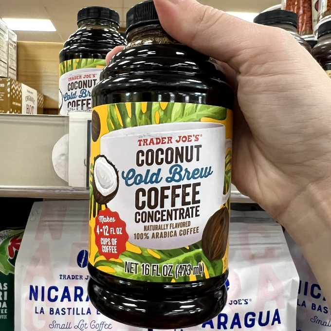 coconut cold brew coffee concentrate