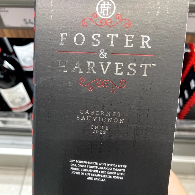 foster and harvest cabernet sauvignon