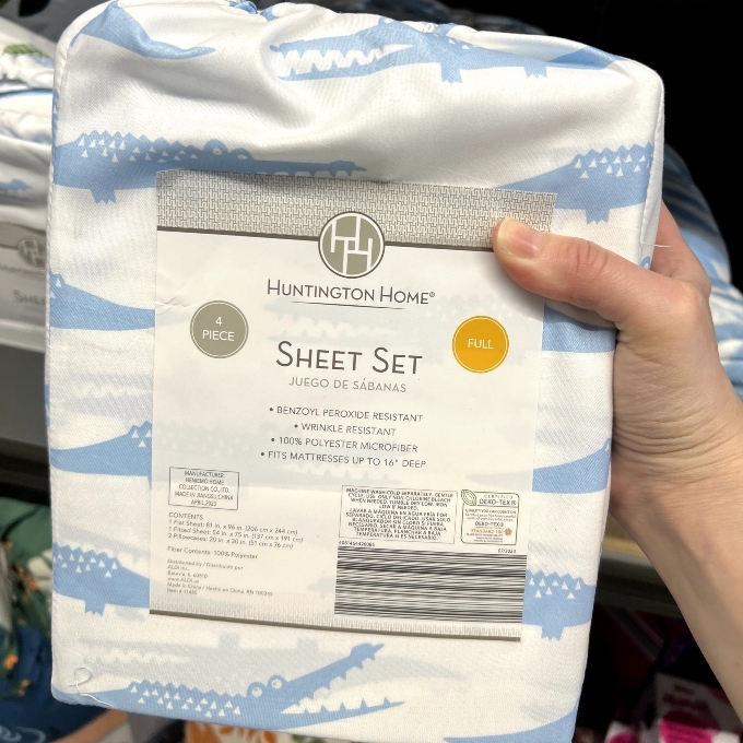 huntington home 4-piece sheet set