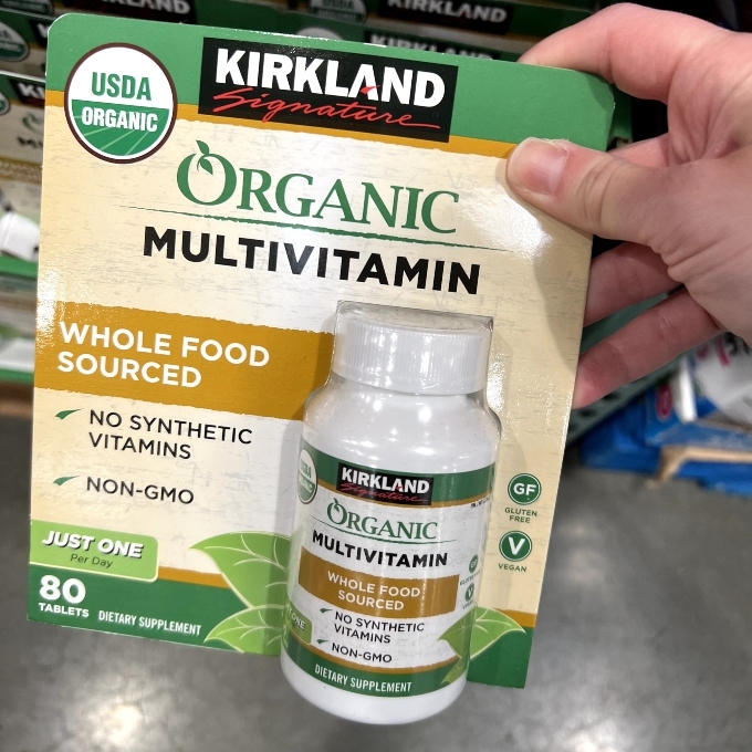 kirkland signature organic multivitamin