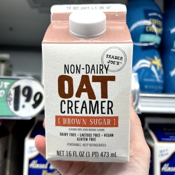 non-dairy oat creamer brown sugar flavor