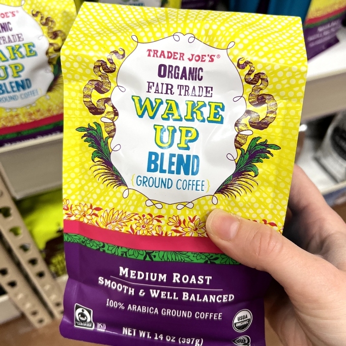 organic fair trade wake up blend coffee
