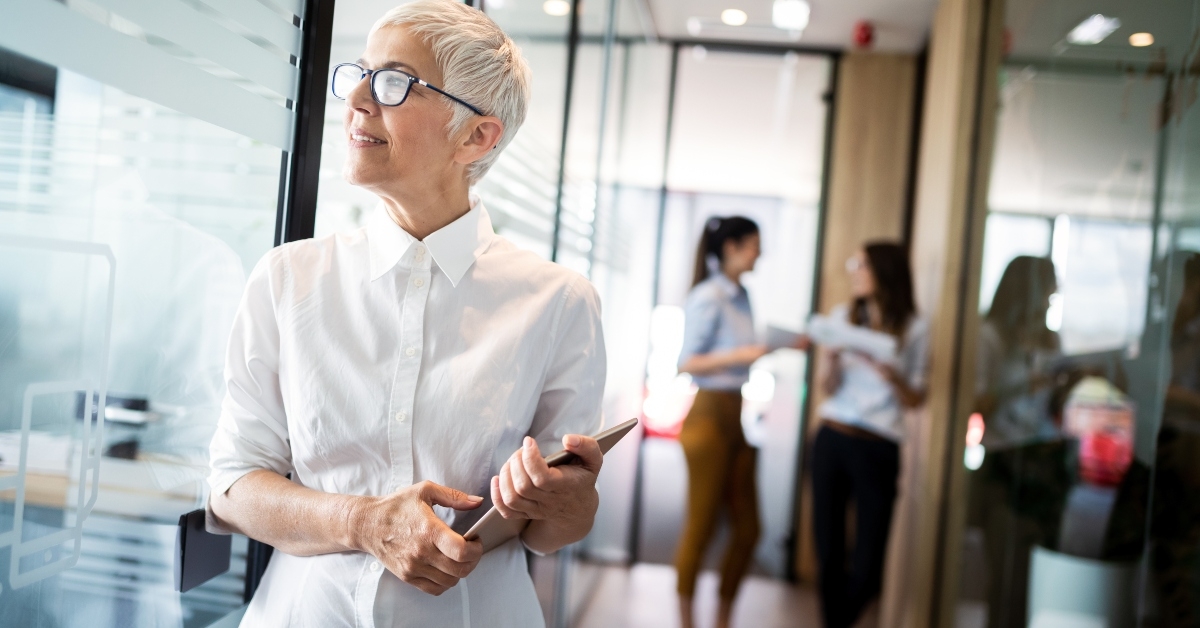 senior female career professional