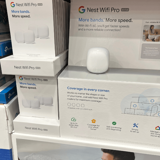 google nest wifi pro 4-pack