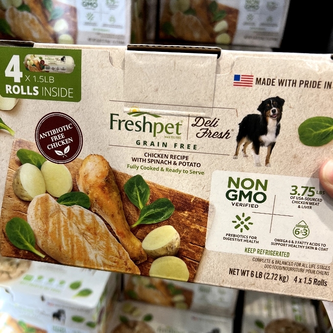 Freshpet grain free pack of 4 rolls treat for dogs