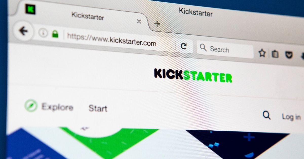 The Kickstarter website