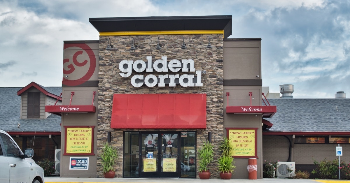 houston golden corral from outside