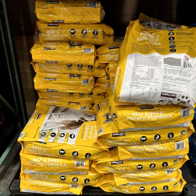 beef & sweet potato dog food