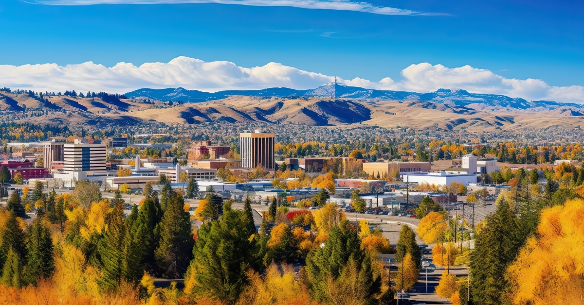 panoramic view of reno skyline nevada