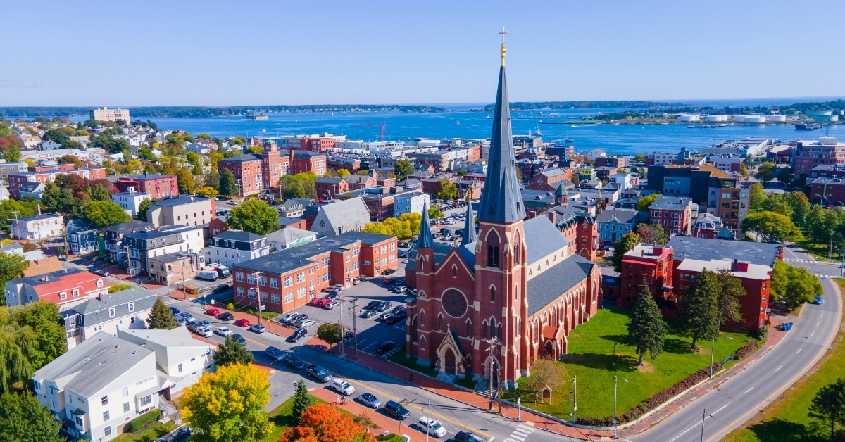 portland cathedral in downtown portland