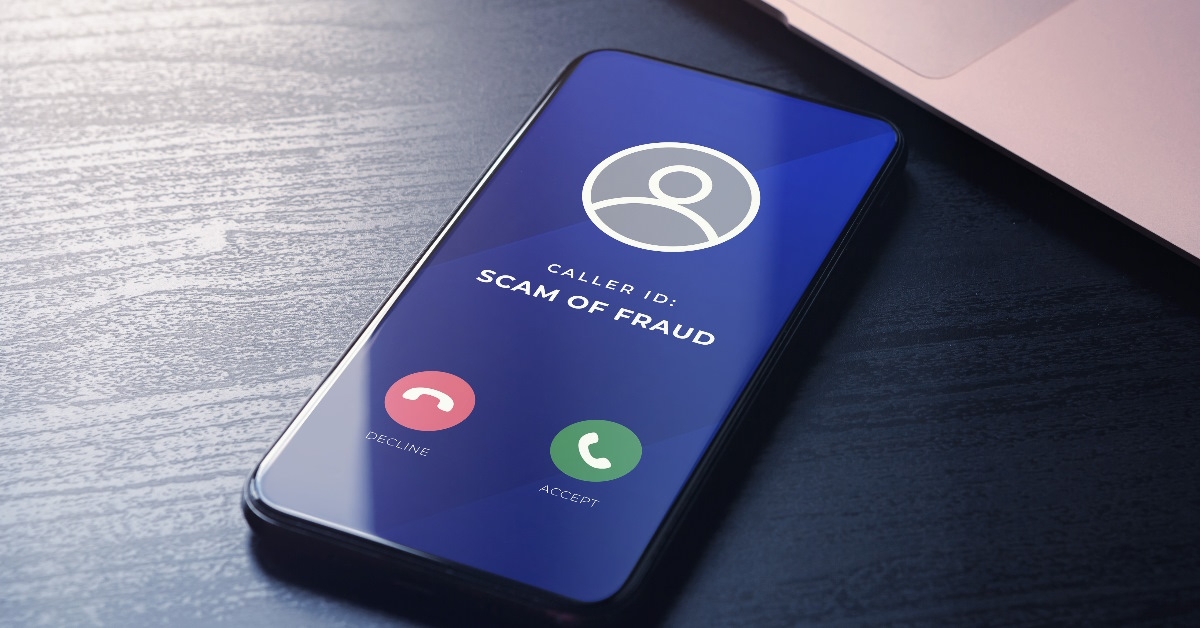 scam phone call from unknown number.