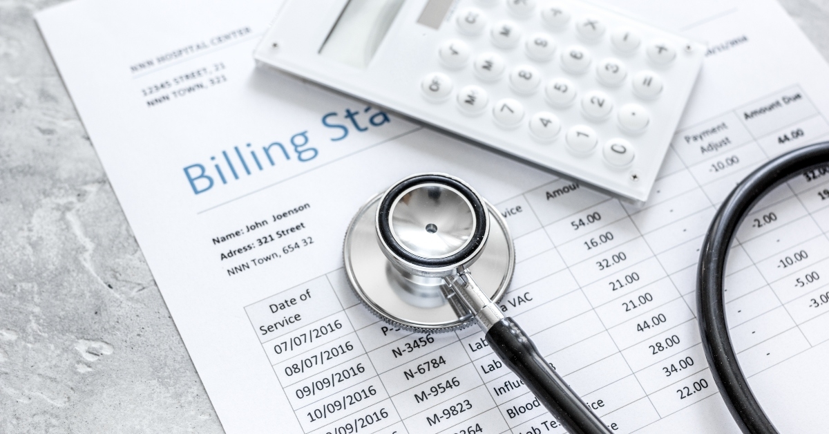 medical treatmant billing statement