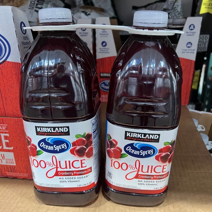 kirkland signature ocean spray cranberry juice
