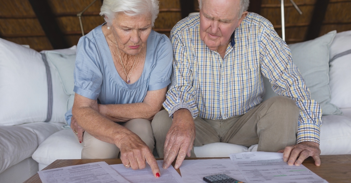 medical bills in living room