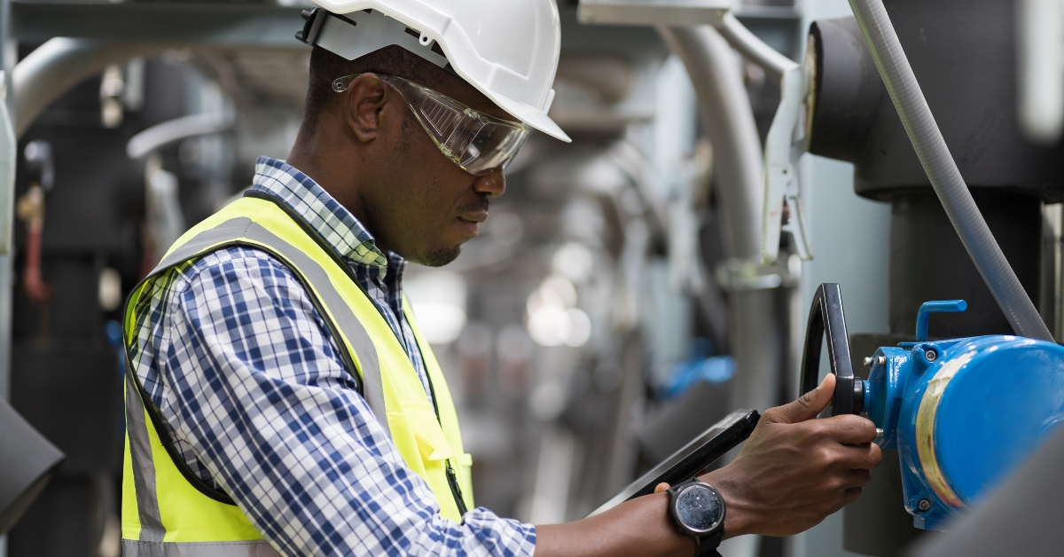 male plumber engineer