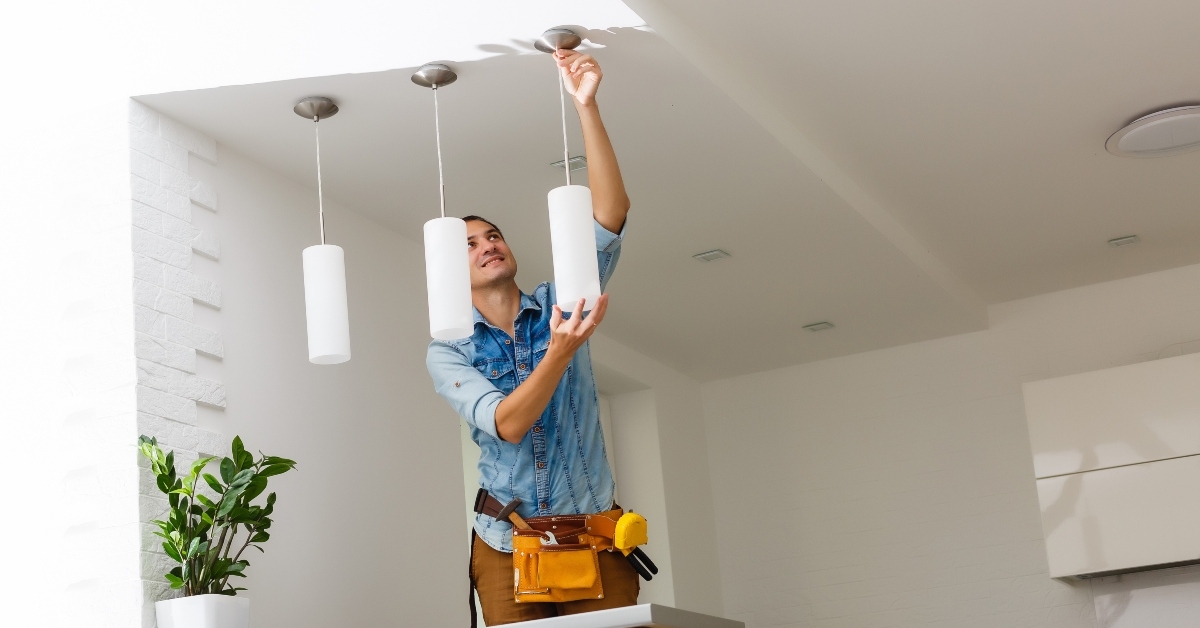 installing and connecting a lamp