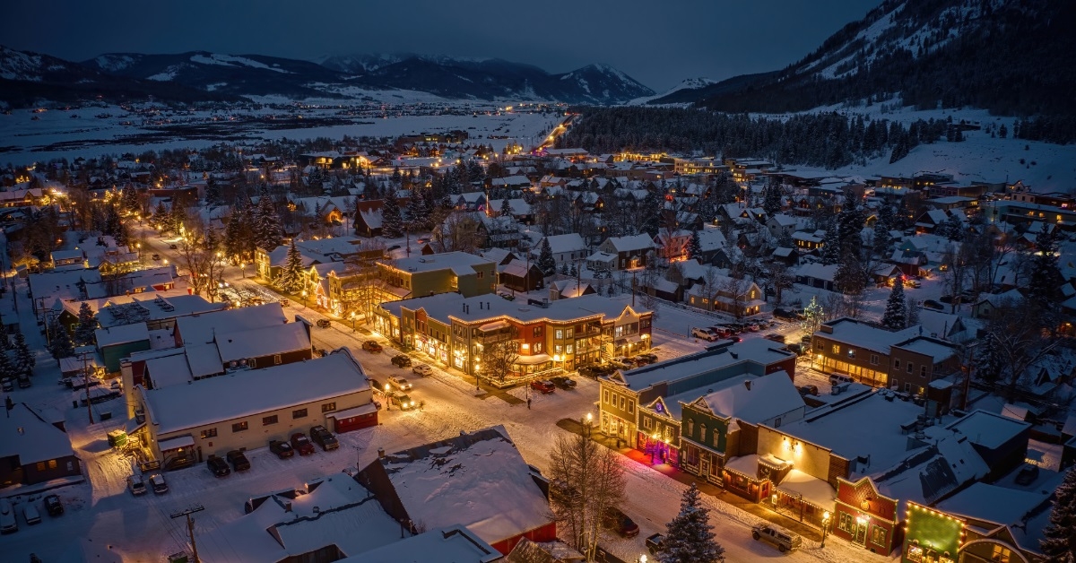ski resort crested butte town colorado